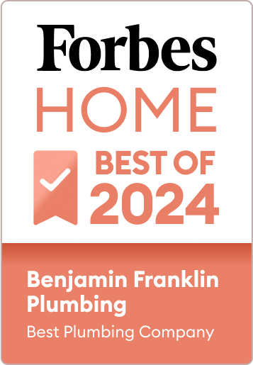 Forbes Home Best Of 2024 award badge for best plumbing company