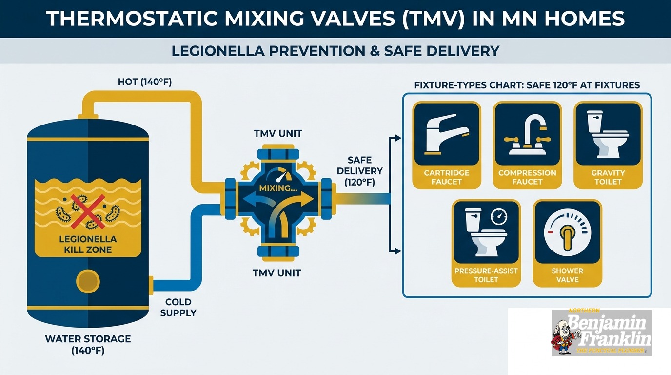 Anti-Scald Valve Installation Minnesota: The 140/120 Strategy
