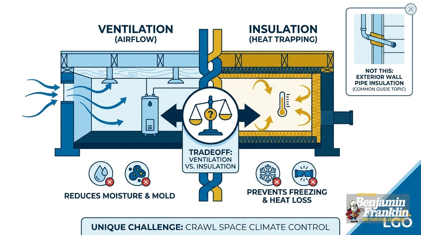 Why Crawl Space Pipes Freeze in Minnesota (And What to Do)