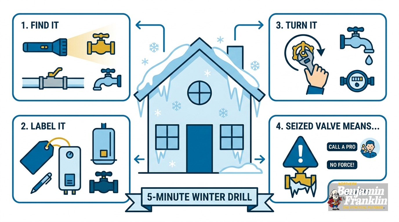 Where Is My Main Water Shut Off Valve? Fall Drill Guide