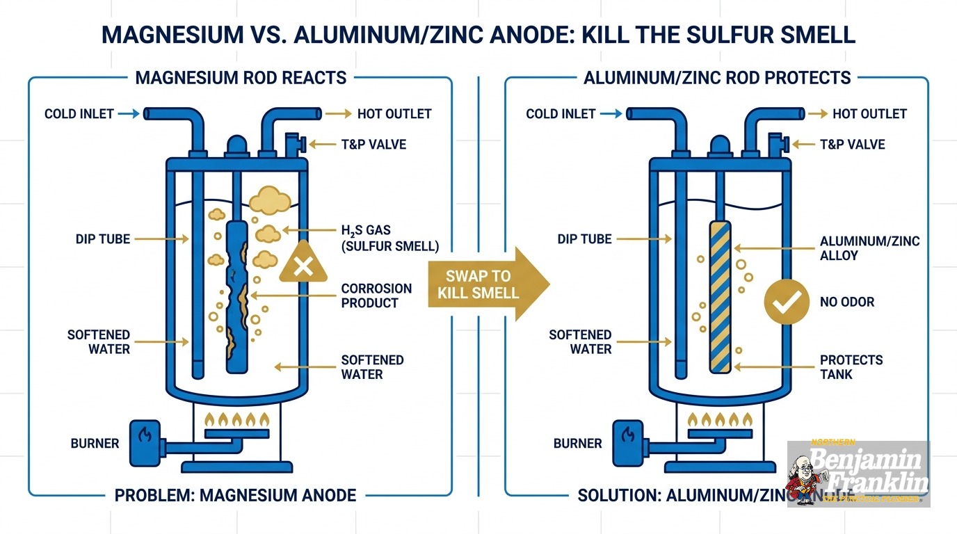 Hot Water Smells Like Rotten Eggs? Here's the Fix