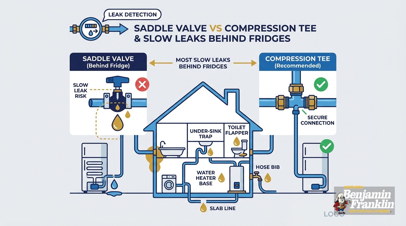 Refrigerator Ice Maker Water Line Installation in Minnesota