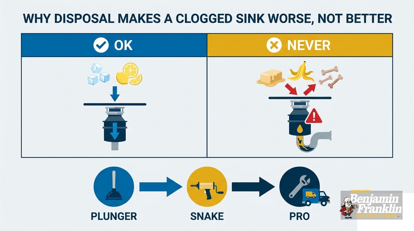 Kitchen Sink Won't Drain: Why the Disposal Makes It Worse