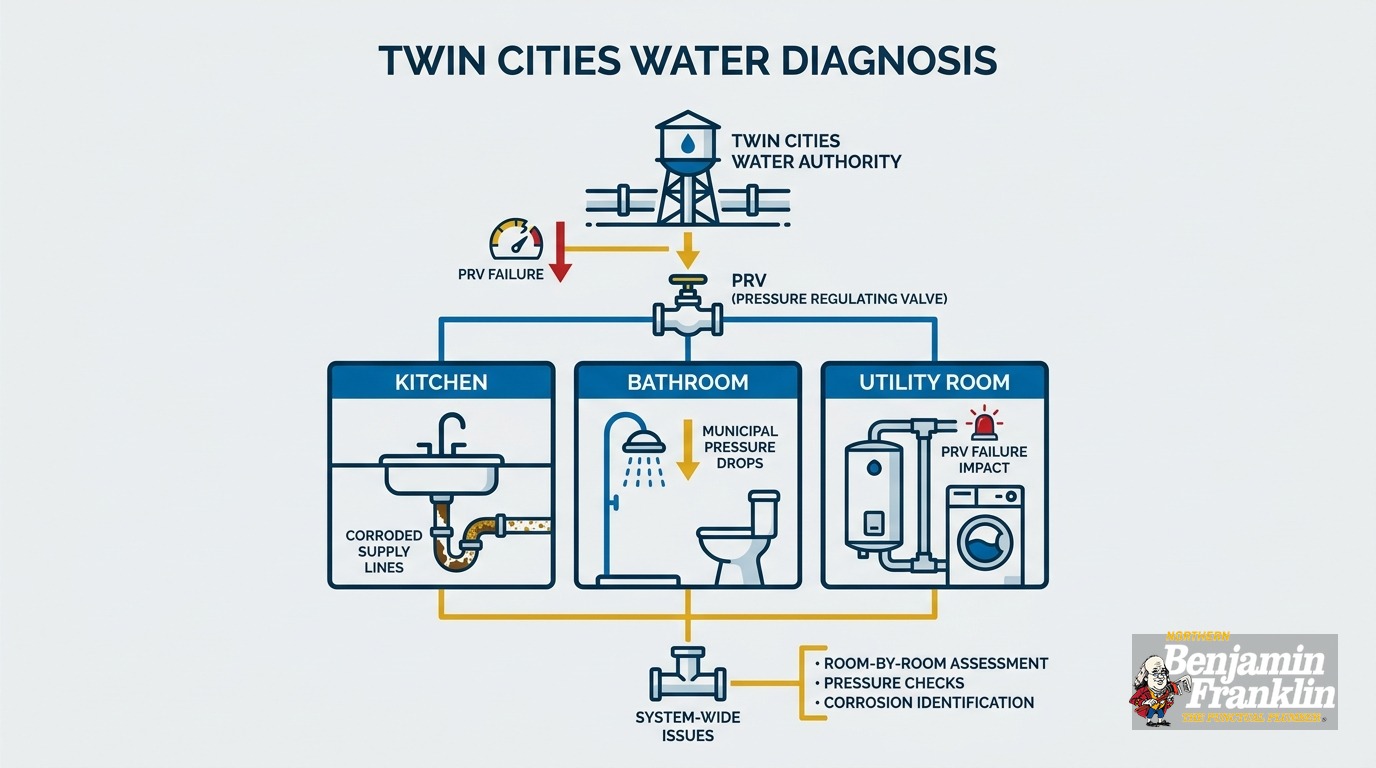 Low Water Pressure in House: A Room-by-Room Diagnosis Guide
