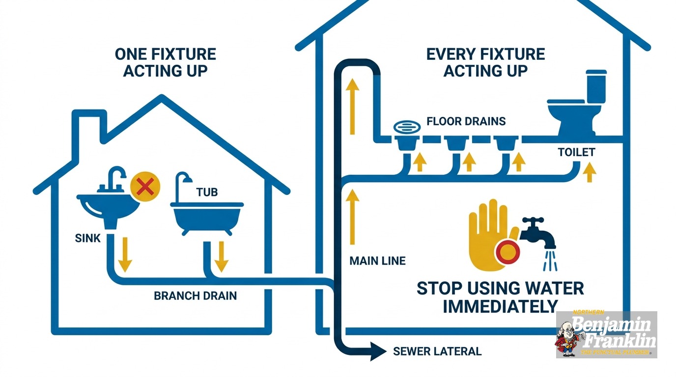 Sewer Backup vs. Clogged Drain: Know the Difference