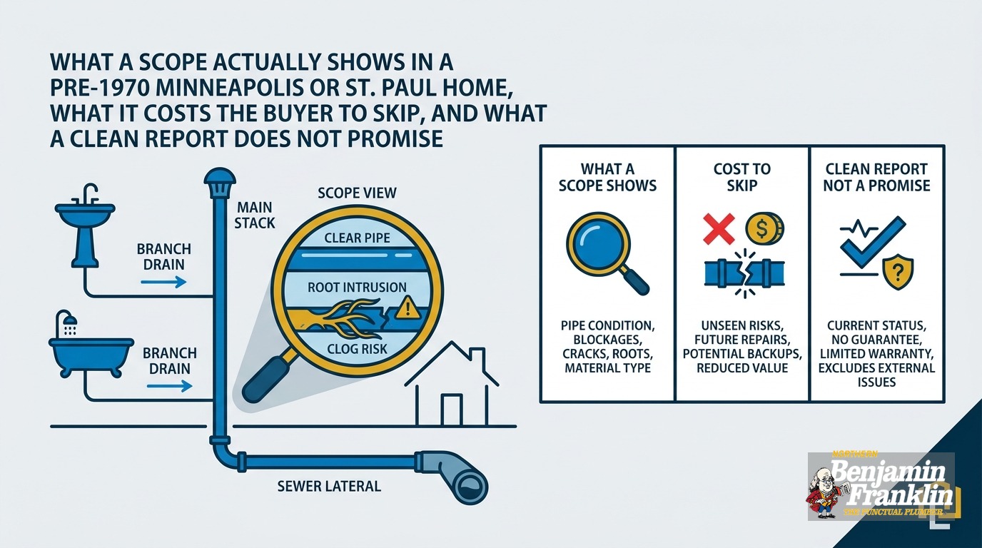 Sewer Line Camera Inspection Before Buying a House