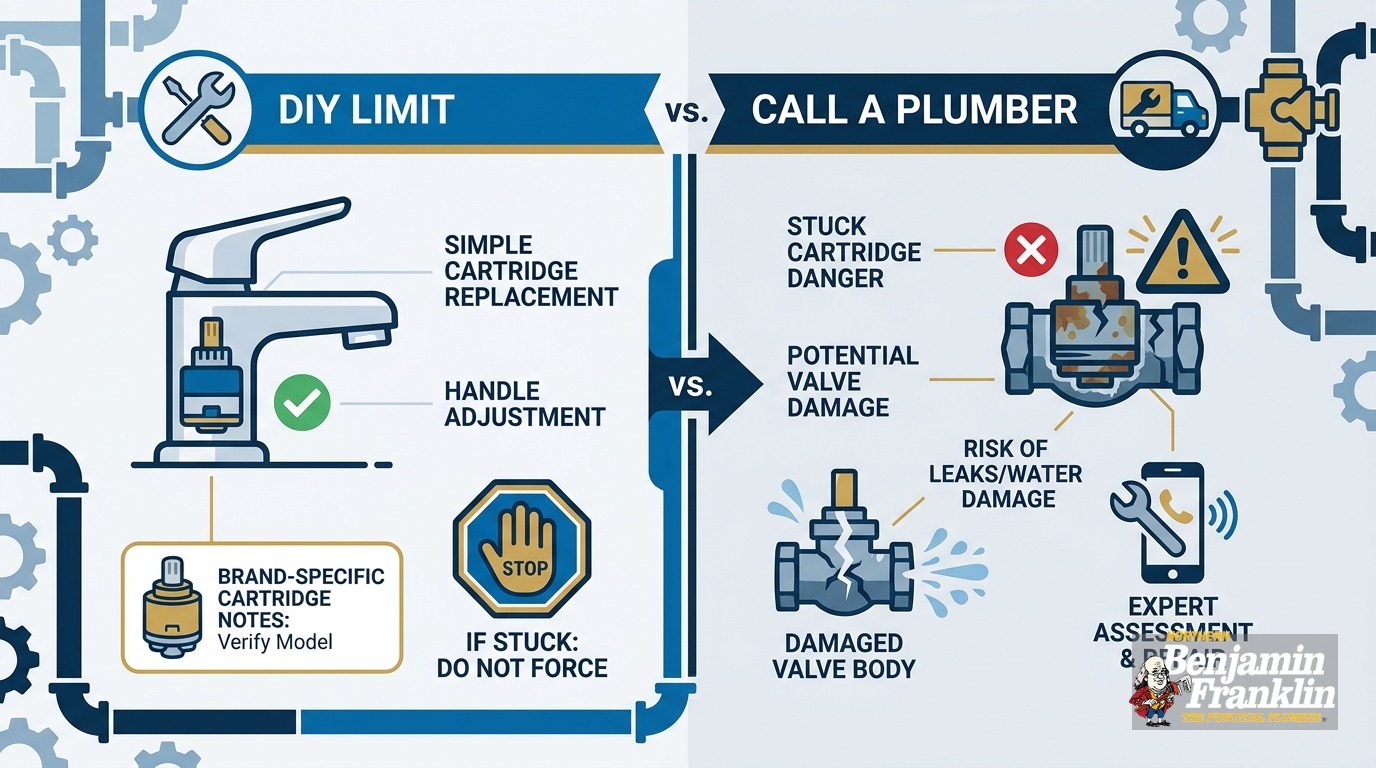 Shower Cartridge Replacement: Right Part, Right Limit
