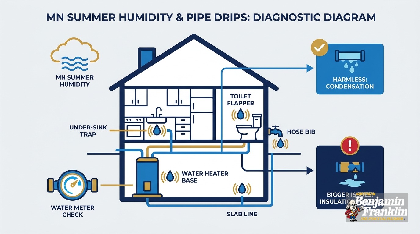 Pipes Sweating Condensation Basement: The Minnesota Answer