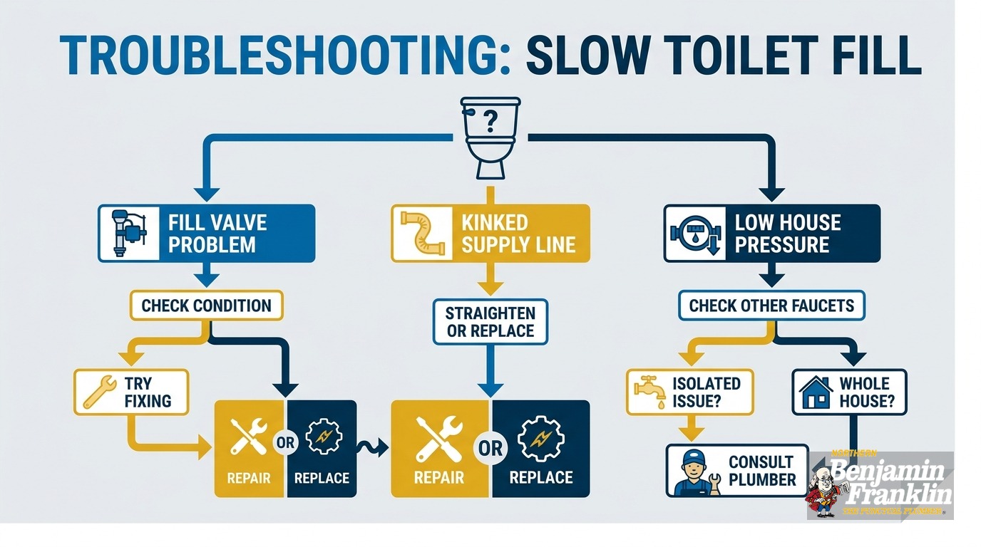 Toilet Slow to Fill After Flush: Diagnose and Fix It