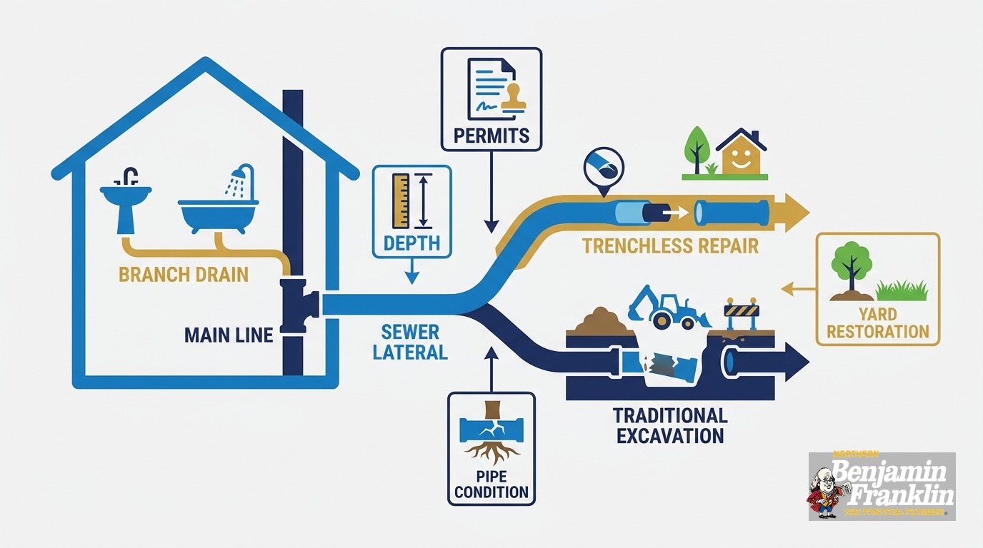 Trenchless Sewer Line Replacement vs Digging: What Decides