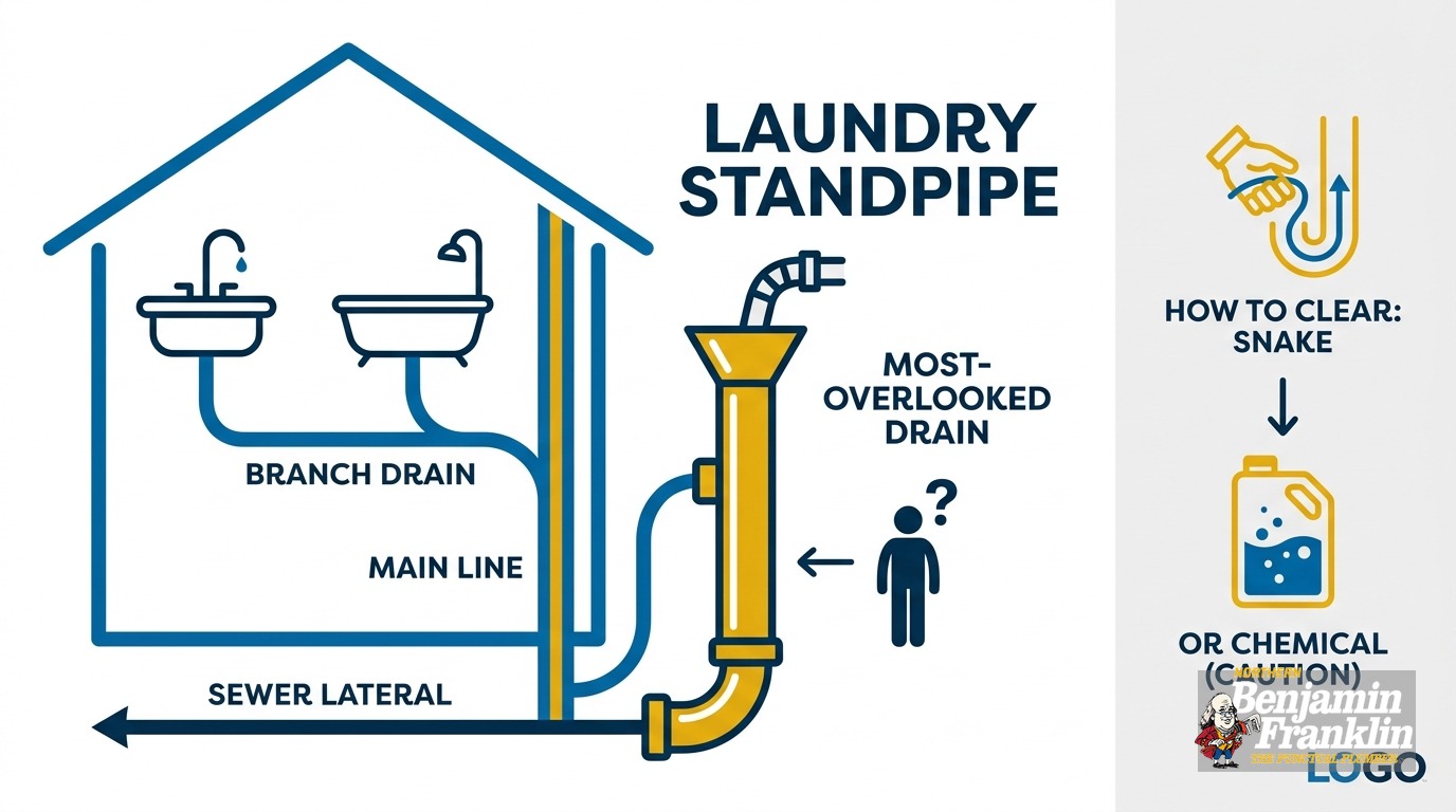 Washing Machine Drain Clogged? The Standpipe Is Probably Why