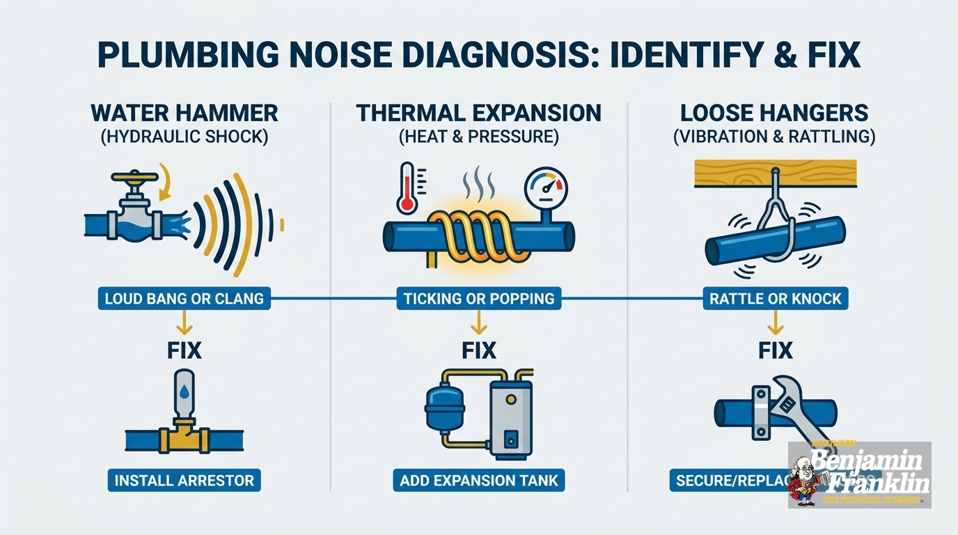 Banging Pipes in House: Water Hammer vs. 3 Real Causes