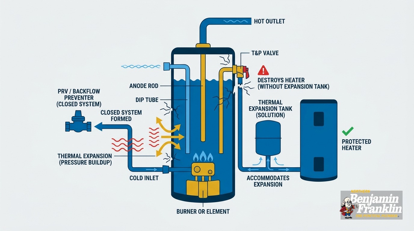 Water Heater Expansion Tank: Why Closed Systems Need One