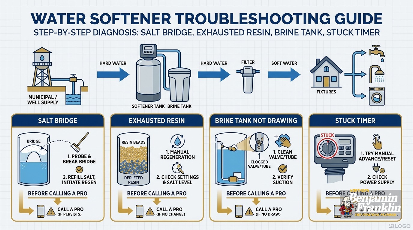 Water Softener Not Working: Diagnose 4 Common Causes