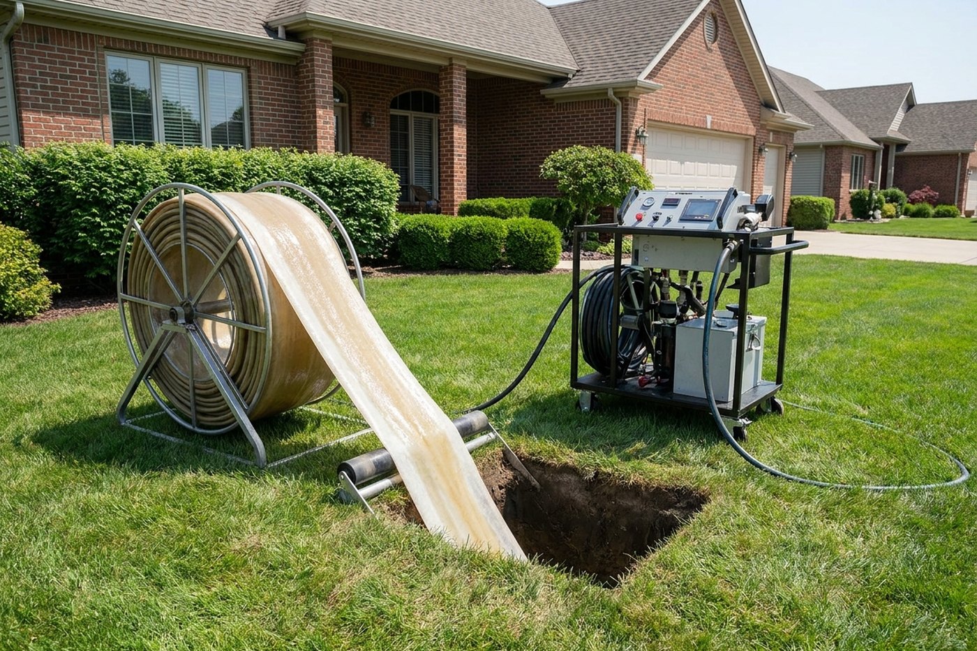 Pipe lining (CIPP)